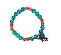 Pocoiau Élégant en Perles De Verre Pendentif Papillon Chaîne À Main pour Les Amateurs De Mode Chaîne D'amitié Faite À La Main en