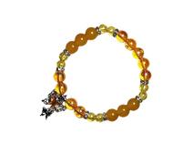 Pocoiau Élégant en Perles De Verre Pendentif Papillon Chaîne À Main pour Les Amateurs De Mode Chaîne D'amitié Faite À La Main en