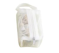 Pocoiau Élégant sac à monnaie en maille de nylon transparent avec fermeture éclair pour clés et écouteurs avec organiseurs de grande capacité, comme sur l'image, 5.5*7*11