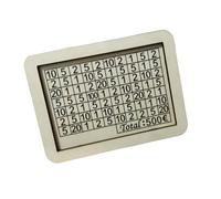 Pocoiau Élégante boîte à économie en bois avec marqueur et chiffre, pour étudiants et étudiants