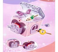 Pocoiau Ensemble D'artisanat 'Exploration Activité De Construction Tige Éducative pour Boîte Princesse Scintillante Transportable 'Artisanat Éducatif Créatif