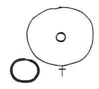 Pocoiau Ensemble De Bijoux Pour Hommes À La Mode Pendentif Religieux Collier Chaîne Et Bagues Adapté Créateurs Tendances Et Croyants Bijoux Déclaration Pour Hommes