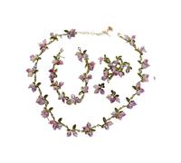 Pocoiau Ensemble De Boucles D'oreilles Et Collier Perles Accessoires Mode Vêtements Confortables Bijoux Pour L'élégance Lors Des Réunions Formelles Bijoux Fête Pour Femmes