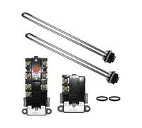 Pocoiau Ensemble de chauffe-eau électrique 4500 W 240 V Thermostat supérieur inférieur joint chauffage rapide pièces