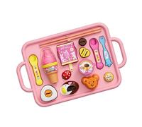 Pocoiau Ensemble De Jeu Cuisine Portable pour d'alimentation 'Imitation Comprenant des Ustensiles Miniatures pour Un Imaginatif Travail 'équipe Et Cuisine