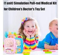 Pocoiau Ensemble De Jeu Rôle Médical Réaliste Jouet avec Étui Approprié Développement des Compétences Sociales Jeu Simulation Imaginatif pour Tout-Petits Médicaux Simulation Jouet