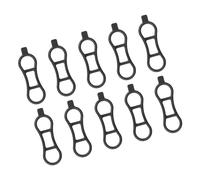 Pocoiau Ensemble de sangles en silicone pour lampe de vélo de route pour différentes tailles de guidon de vélo de route
