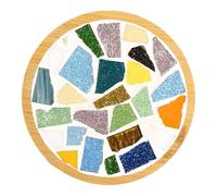 Pocoiau Ensemble de sous-Verres Tessellations à Assembler soi-même, Carreaux colorés, Arts et Artisanat pour, de Festival, matériaux créatifs pour