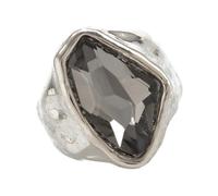 Pocoiau Ensemble Élégant Et Irrégulier De 2 Pièces Avec Collier En Diamants Acryliques Noirs Robuste Léger Pour Des Tenues Polyvalentes Ensemble D'accessoires Tendance En Diamants Noirs