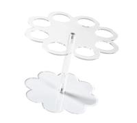 Pocoiau Étagère à motif floral délicat pour organiser 8 cartouches d'encre, bouteilles d'assaisonnement ou accessoires de cuisine, support de bouteille en acrylique étanche