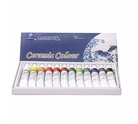 Pocoiau Glaçures De Peinture De Couleur Concentrée 12/24 Couleurs Pigments Peints Pour Poterie Pigments Céramiques Colorant Poudre De Teinture Pour Poterie