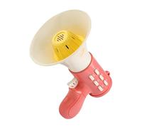Pocoiau Jouet Éducatif De Mégaphone avec La Fonction D'enregistrement Sonore Conception Poignée Ergonomique D'activité Jeu Intérieur Extérieur Jouet Haut-Parleur Coloré