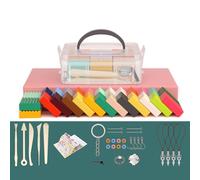 Pocoiau Jouet en Argile colorée, polymères Souples Non Toxiques, pâte à sans Odeur, modélisation Facile, activités de fête Parents-Enfants, Ensemble de polymères, Fournitures artistiques pour