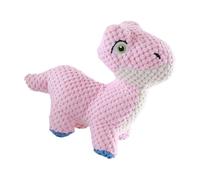 Pocoiau Jouet interactif pour chien portable en forme de dinosaure - Léger - Facile à laver - Pour dentiers anxieux