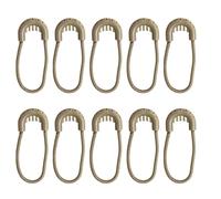 Pocoiau Lot de 10 fermetures éclair anti-vol pour sac à dos extérieur avec boucle de queue, extracteur flexible facile à utiliser