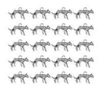 Pocoiau Lot de 20 pendentifs léopard pour collier fait à la main Décoration Animal Charm Fabrication de bijoux Accessoires de mode
