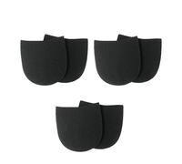 Pocoiau Lot de 3 paires de semelles antidérapantes pour réparation de chaussures - Coussinets de talon de rechange pour restauration de talon de chaussures - Adaptateurs durables et résistants à