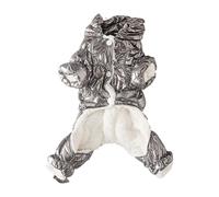 Pocoiau Manteau d'hiver pour chien à quatre pattes avec couverture intégrale en tissu polyester coupe-vent idéal pour les promenades d'hiver et les événements d'animaux de compagnie