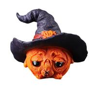 Pocoiau Miniature Witch Hat Resins Pumpkin Figurine Miniature Halloween Table-Sommet Decoration Ornement Gadin Doning Halloween Collectibles Ornement De Collection
