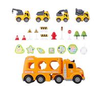 Pocoiau Modèle d'apprentissage Véhicule Brumisateur Voiture Jouet pour Enfant 'âge Préscolaire Forme Développement Cognitif Sensoriel Voiture 'ingénierie Les Apprentissage STEM La De De