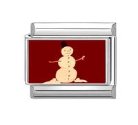 Pocoiau Modulaire Italien De Noël Connecteur Lien Bande Accessoires Bijoux en Acier Inoxydable Adaptés Amateurs