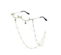 Pocoiau Monture en métal légère - Verre amusant sans lentille - Pour les fans d'anime et les amateurs de festivals, Pendentif C avec cadre doré