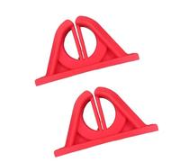 Pocoiau Organisateurs De Canne À Pêche Ensemble Clips Rangement pour Garage Pince D'affichage Adhésive Murale Clip Fixation Affichage Tige 2 Pièces