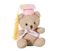 Pocoiau Ours en Peluche dans Un Chapeau De De Diplôme Chapeau De Baccalauréat De De Diplôme Jouet