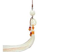 Pocoiau Pendentif de vêtements chinois rétro pendentif taille imitation lotus jades accessoire fait main femmes filles