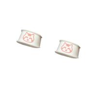 Pocoiau Pince de Cuisine en Forme de Chat Amusant et Volant Ergonomique, Bordure de scellage à la Mode, Jolie poignée de moulée