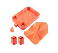 Pocoiau Plateau à outils pour perles avec couvercle sécurisé pour petits déchets - Rangement facile - Pour travaux manuels et peinture