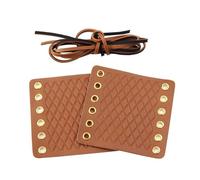 Pocoiau Poignées de vélo en Cuir Vintage, universelles, antidérapantes, Confortables, Housse de Guidon pour vélos électriques, Scooters