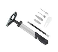 Pocoiau Pompe à air portable pour ballons de sport, équipement de natation, comprend des tuyaux à aiguille et une buse facile à prendre en main pour basket-ball, football, volley-ball, football