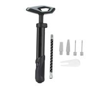 Pocoiau Pompe à air portable pour ballons de sport, équipement de natation, comprend des tuyaux à aiguille et une buse facile à prendre en main pour basket-ball, football, volley-ball, football