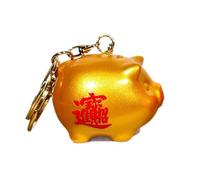 Pocoiau Porte-clés en caoutchouc avec symbole de bon augure traditionnel chinois pour la maison, la voiture ou le sac cadeau, b, taille unique