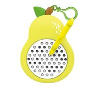 Pocoiau Porte-clés Planche à Dessin Portable avec de Fruits Animaux, Jouet éducatif pour Une activité créative sûre Planche à Dessin créative avec de Fruits Animaux pour Porte-clés Portable, Jeu