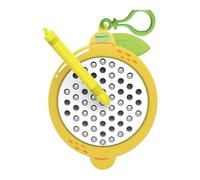 Pocoiau Porte-clés Planche à Dessin Portable avec de Fruits Animaux, Jouet éducatif pour Une activité créative sûre Planche à Dessin créative avec de Fruits Animaux pour Porte-clés Portable, Jeu