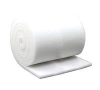 Pocoiau Rouleau d'éponge en mousse de coton biochimique pour aquarium Blanc 40 x 100 cm