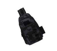 Pocoiau Sac à bandoulière de pêche à plusieurs compartiments, tissu universitaire permanent, fin, Shih Tzus, pêcheurs en plein air, léger à une seule épaule, sac d'équipement de pêche, bleu