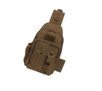 Pocoiau Sac à bandoulière de pêche à plusieurs compartiments, tissu universitaire permanent, fin, Shih Tzus, pêcheurs en plein air, léger à une seule épaule, sac d'équipement de pêche, kaki