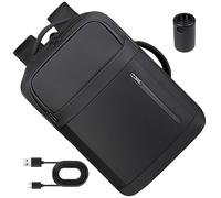 Pocoiau Sac à dos de randonnée résistant à l'eau - Design extensible - Panneau arrière ventilé - Sac étanche - Caractéristiques : sac à dos zippé