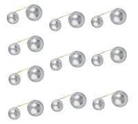 Pocoiau Serre-taille avec perles artificielles pour jeans, pantalons, robes, jupes, pantalons, châle, cardigan, See dimensional drawing, Alliage + perle d'imitation