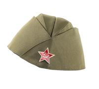 Pocoiau Style bateau russe vintage avec étoile à cinq branches Parfait pour les spectacles sur scène Événements de danse culturelle Casquettes russes, a, taille unique