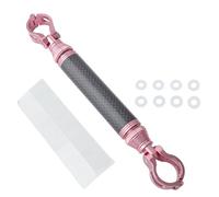 Pocoiau Support de phare de vélo résistant aux chocs avec construction en alliage d'aluminium pour guidon de vélo de nuit en toute sécurité