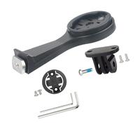 Pocoiau Support pour ordinateur de vélo de route réglable vers l'extérieur - Support d'extension de vélo - Supports d'éclairage pour ordinateurs de vélo - Adaptateurs de montage étendus à l'avant pour