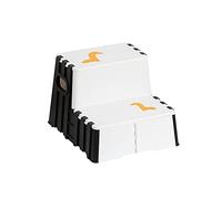 Pocoiau Tabouret Pliant en 2 Étapes Échelle Pliable Aide Comptoir De Cuisine pour Formation À La Propreté des Toilettes Assistant Salle Bains pour Deux