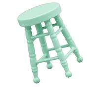 Pocoiau Tabouret Réaliste Affichage Miniature Jeu De Rôle Zakka Et Affichage pour Les Amateurs Maisons Poupées Ensemble Salle À Manger Miniature en Bois À L'échelle 1/12