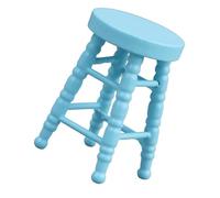 Pocoiau Tabouret Réaliste Affichage Miniature Jeu De Rôle Zakka Et Affichage pour Les Amateurs Maisons Poupées Ensemble Salle À Manger Miniature en Bois À L'échelle 1/12