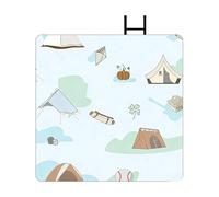 Pocoiau Tapis de camping imperméable pour randonnée, voyage, résistance à la déchirure, tapis antidérapant confortable