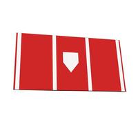 Pocoiau Tapis d'entraînement antidérapant transportable 120 x 200 cm avec batteur réaliste pour lanceurs Tapis de lancement immunitaire professionnel